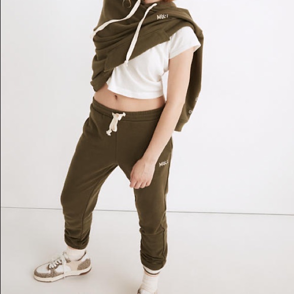 Madewell Pants - Madewell MWL Easygoing Sweatpants in Kale